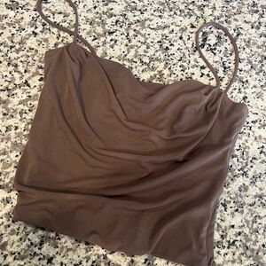 Zara Brown Camisole Top
